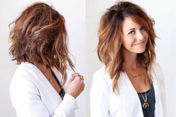 coupe de cheveux mi long degrade femme